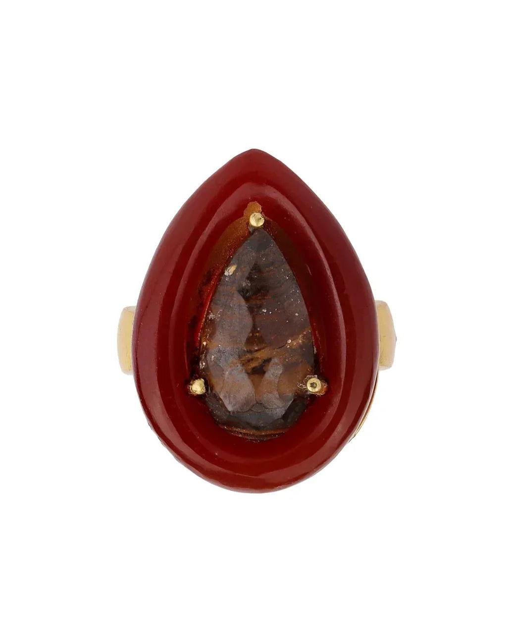 BOHEME BY VERO | Drops Ring | Tanzanite & Carnelian