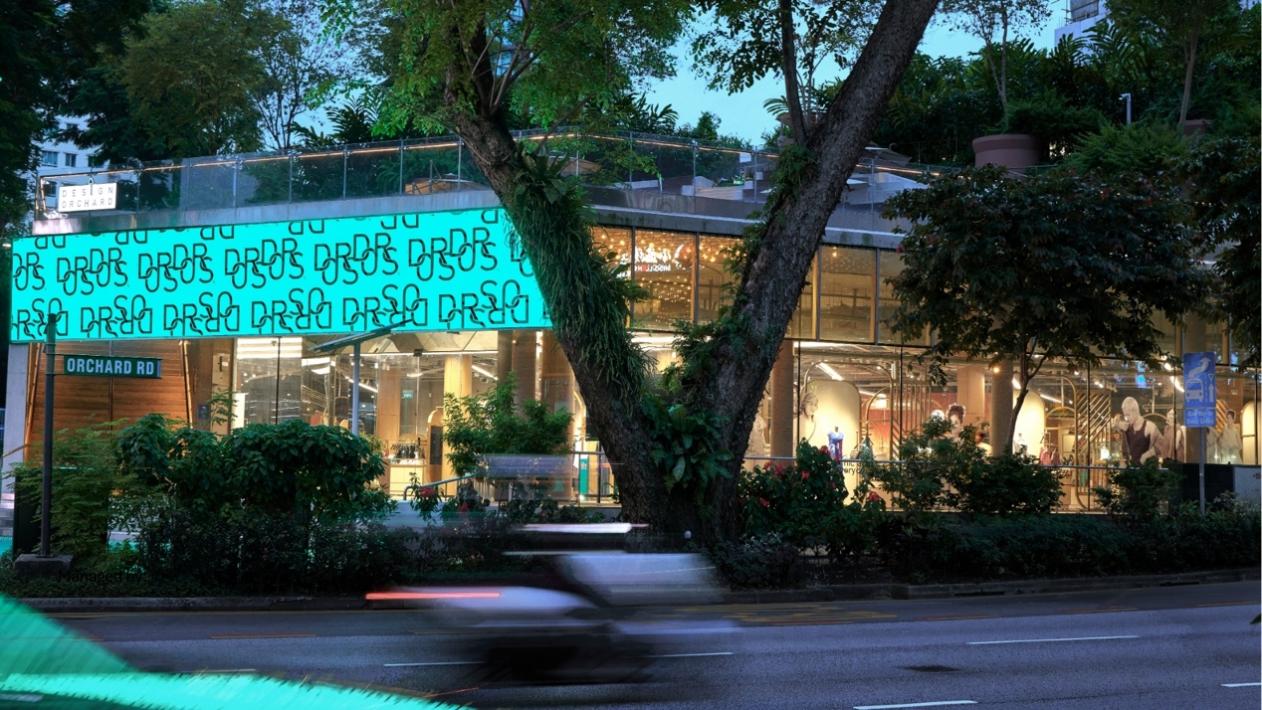 DORS at Design Orchard storefront at 250 Orchard Road