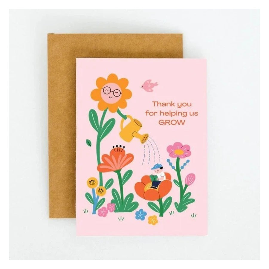 Purple and Pure Plantable Teacher's Day Card