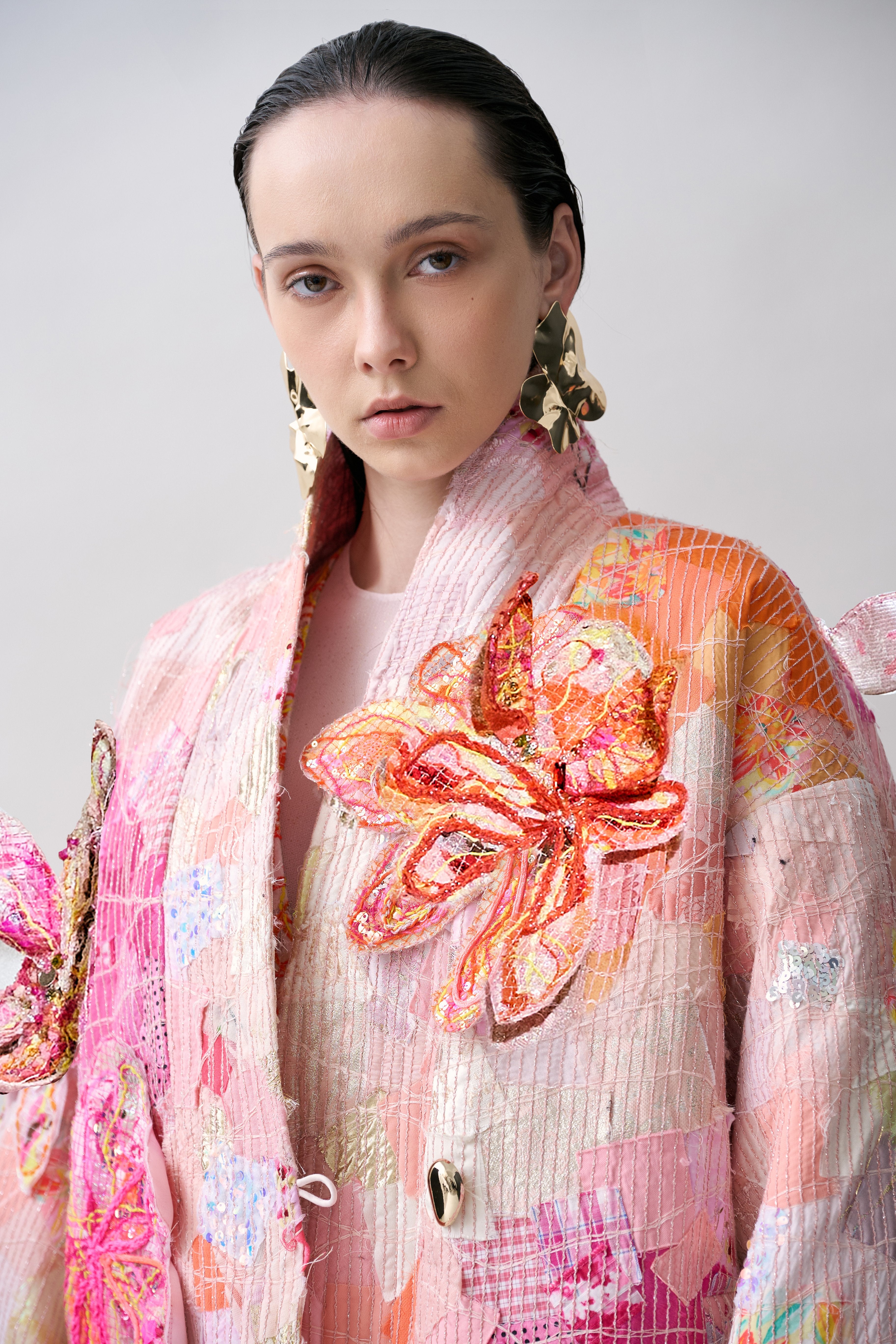 KHAAR | March Flower Bomber Jacket