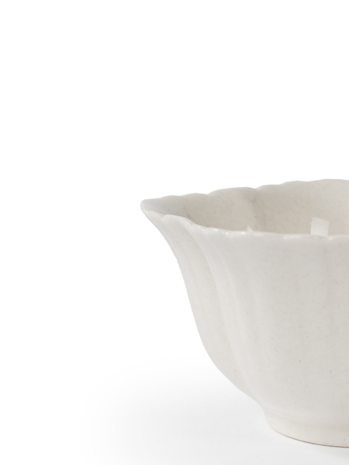 CRAFILAB | Ash Gray & Floral Edge Teacup