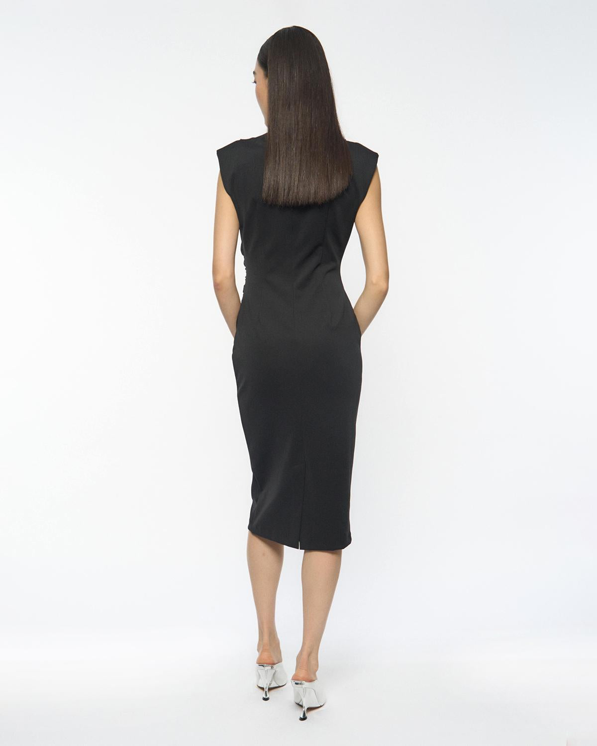 DRESSINGPAULA | Structured Shoulder Dress