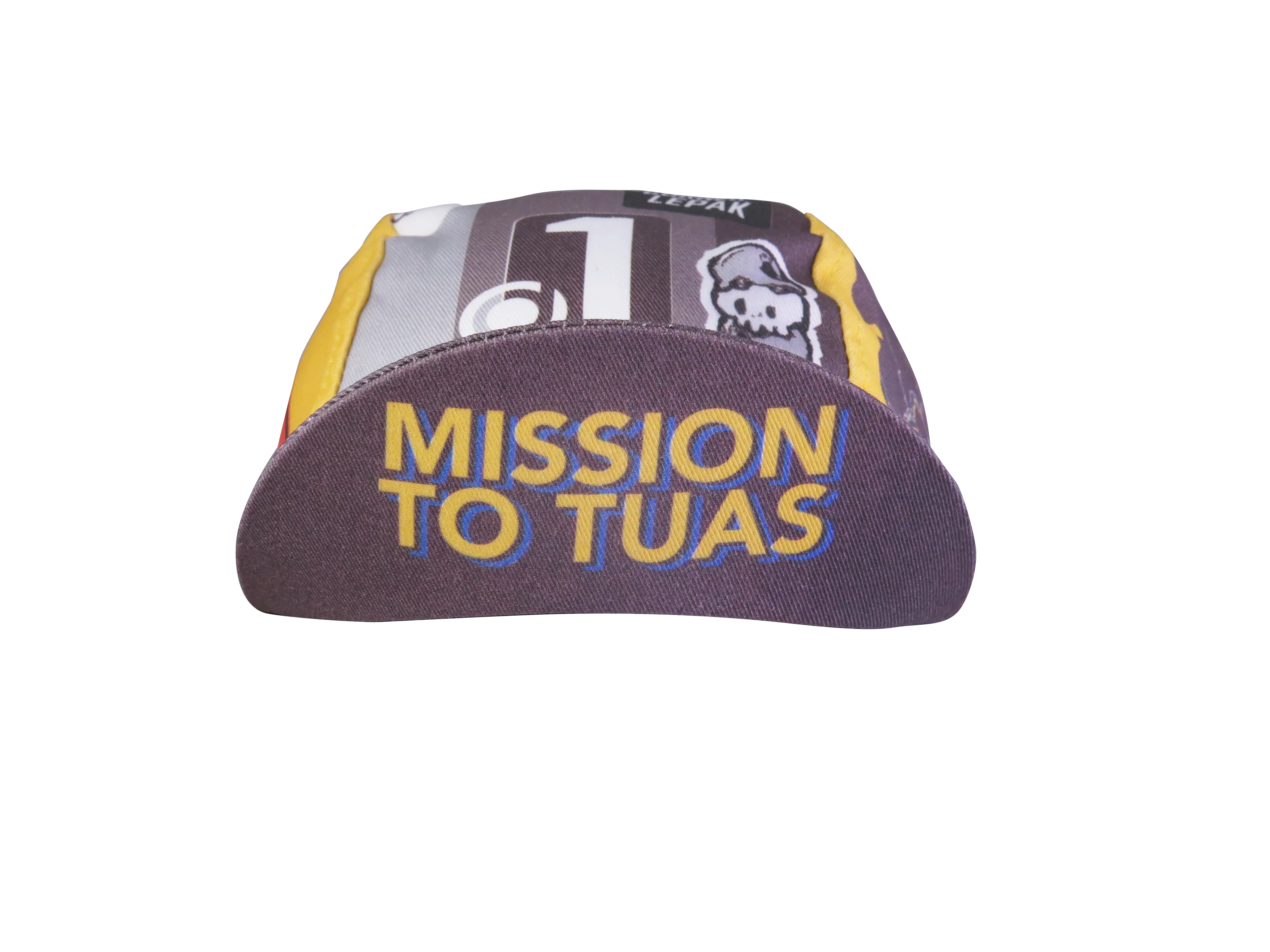 A DESIGN BY TAKACHYA | Cycling Cap - Mission to Tuas Grayscale