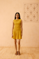 SUI | Golden Glow Kala Cotton Dress