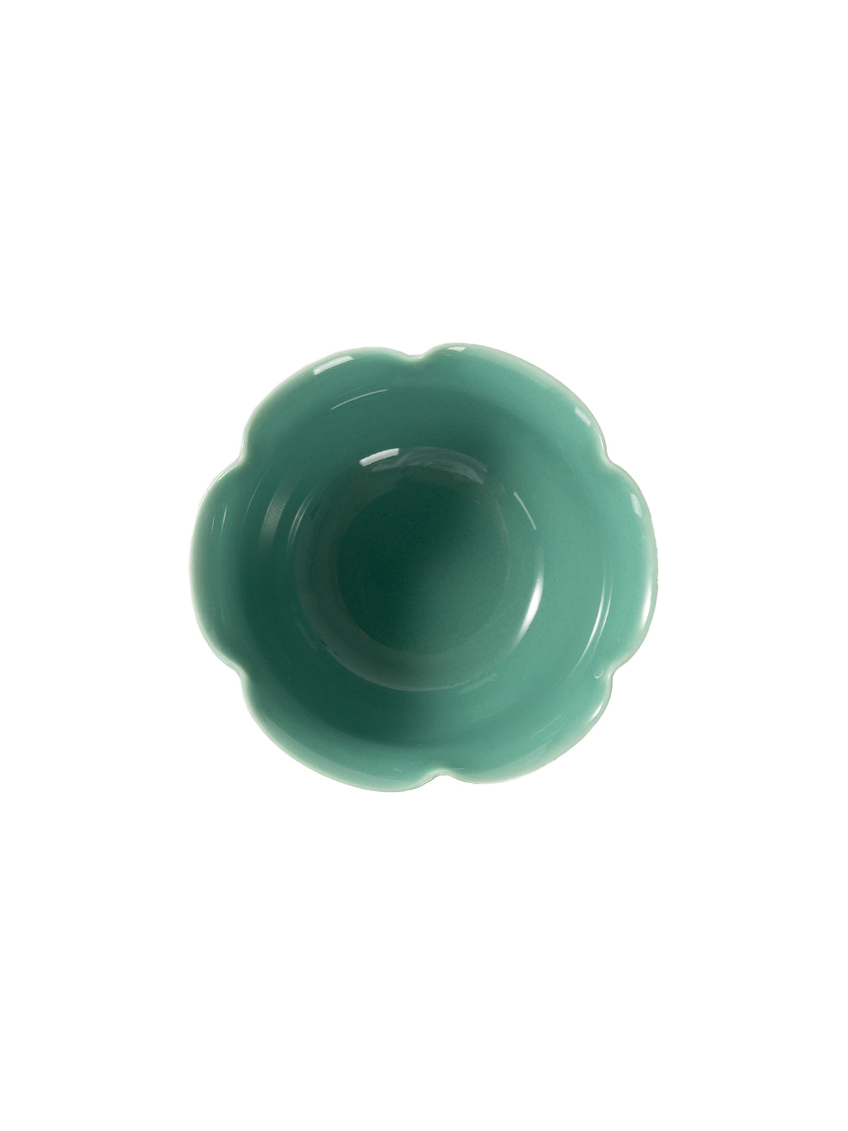 CRAFILAB | Brick Red & Turquoise Tall Flower & Ring Cup