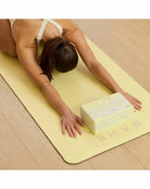 BAHE | Yoga Block 22.5x15x9cm - Pale Lemon Marble