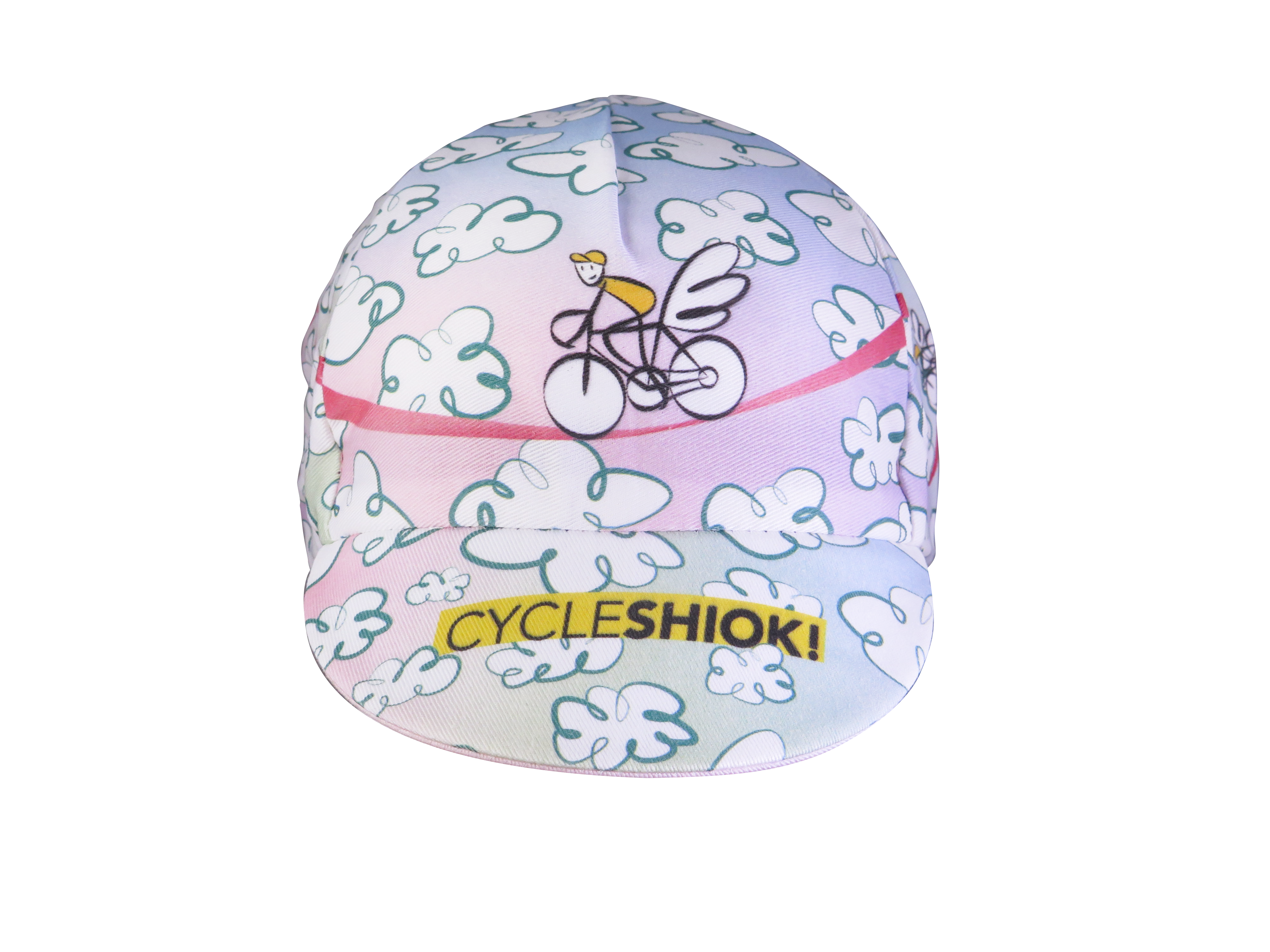 A DESIGN BY TAKACHYA | Cycling Cap - Flying Unicorn Psychedelic