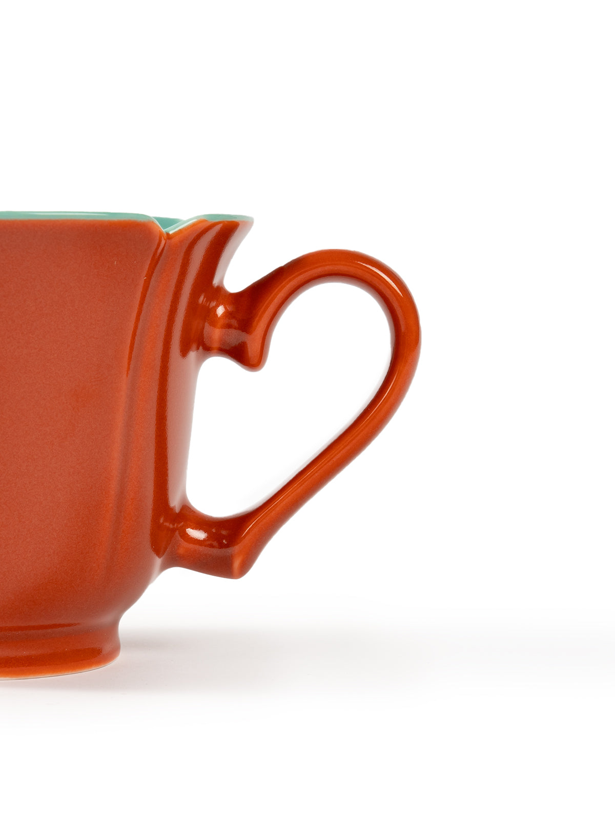 CRAFILAB | Brick Red & Turquoise Flower Master Cup