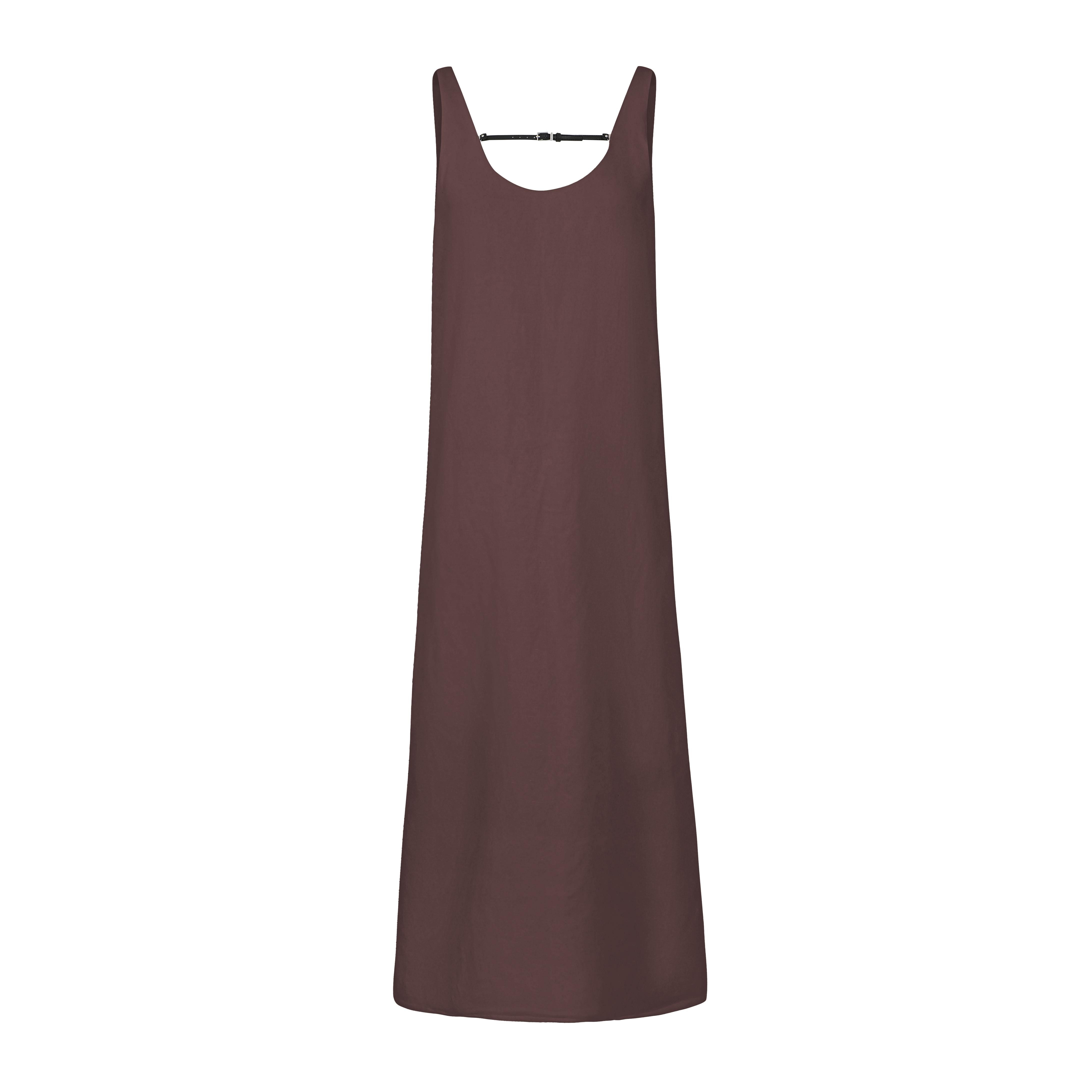 LAYERPLAN | Lena Buckle Linen Maxi Dress