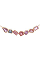 CREATIVE JEWELLERY STUDIO | 18k Solid Gold, Multicolor Spinel Necklace by Satine Gems Jewelry
