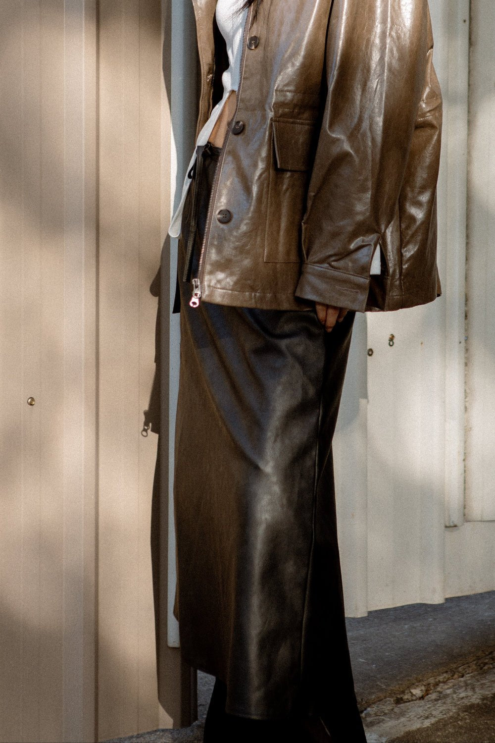SAERO COLLECTIVE | Hae Wrap Skirt | Black