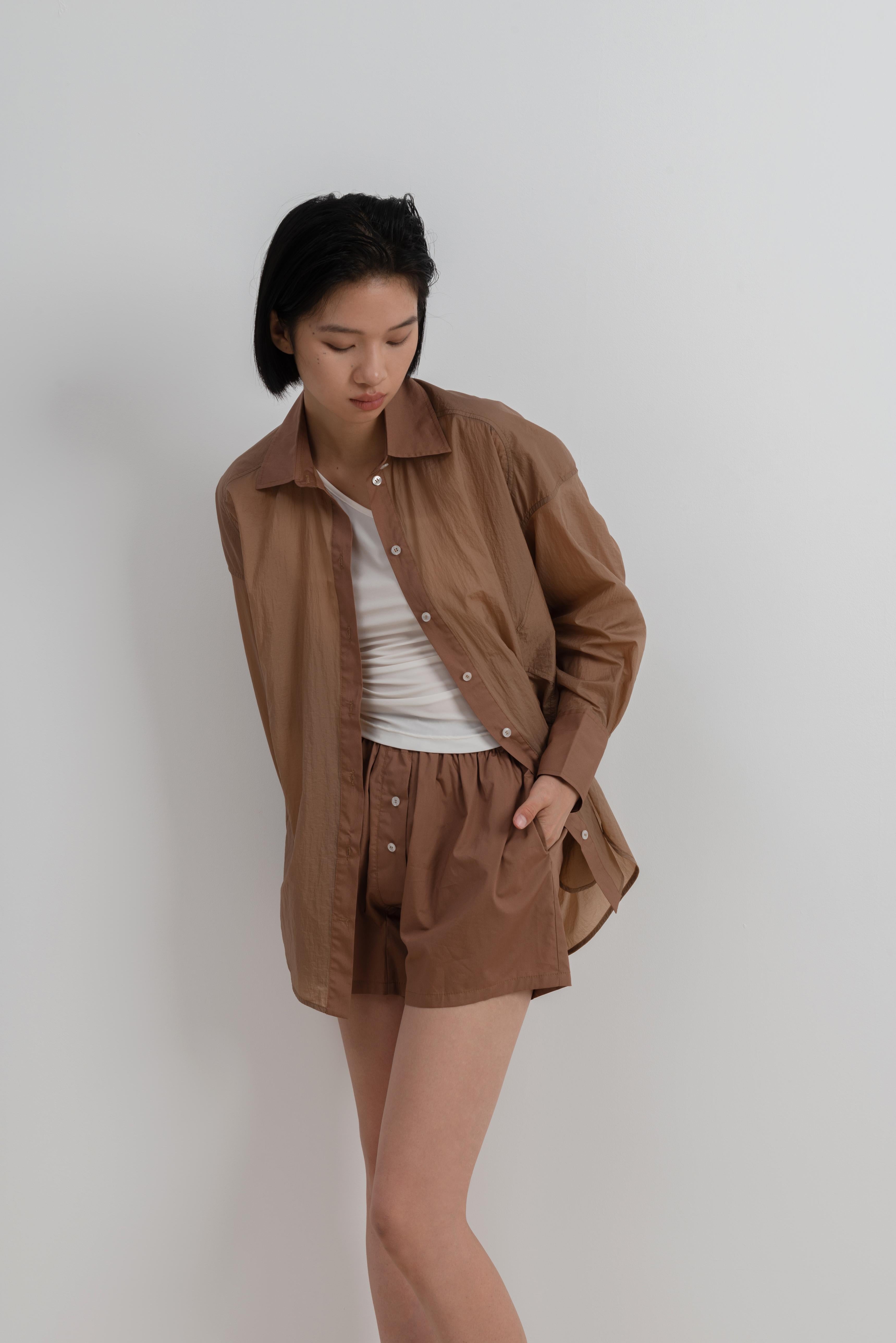 LAYERPLAN | Pieced Oversized Shirt Layers