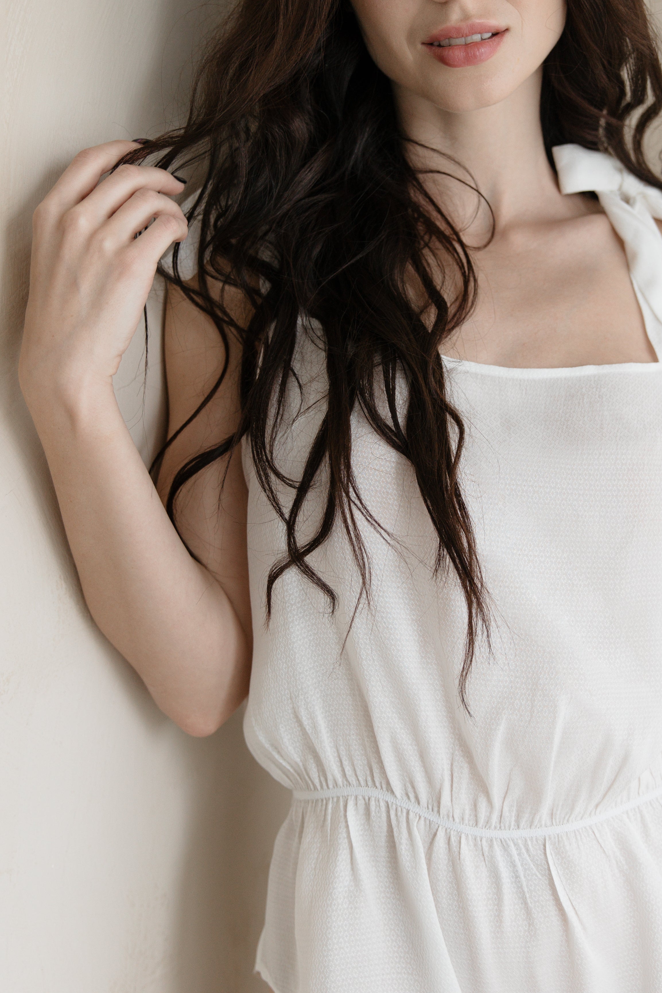 KATRUSS | Romper With Bows, Diamond Sheen