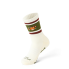 TALKING TOES | Playful Fox Athletic Sock | Cream
