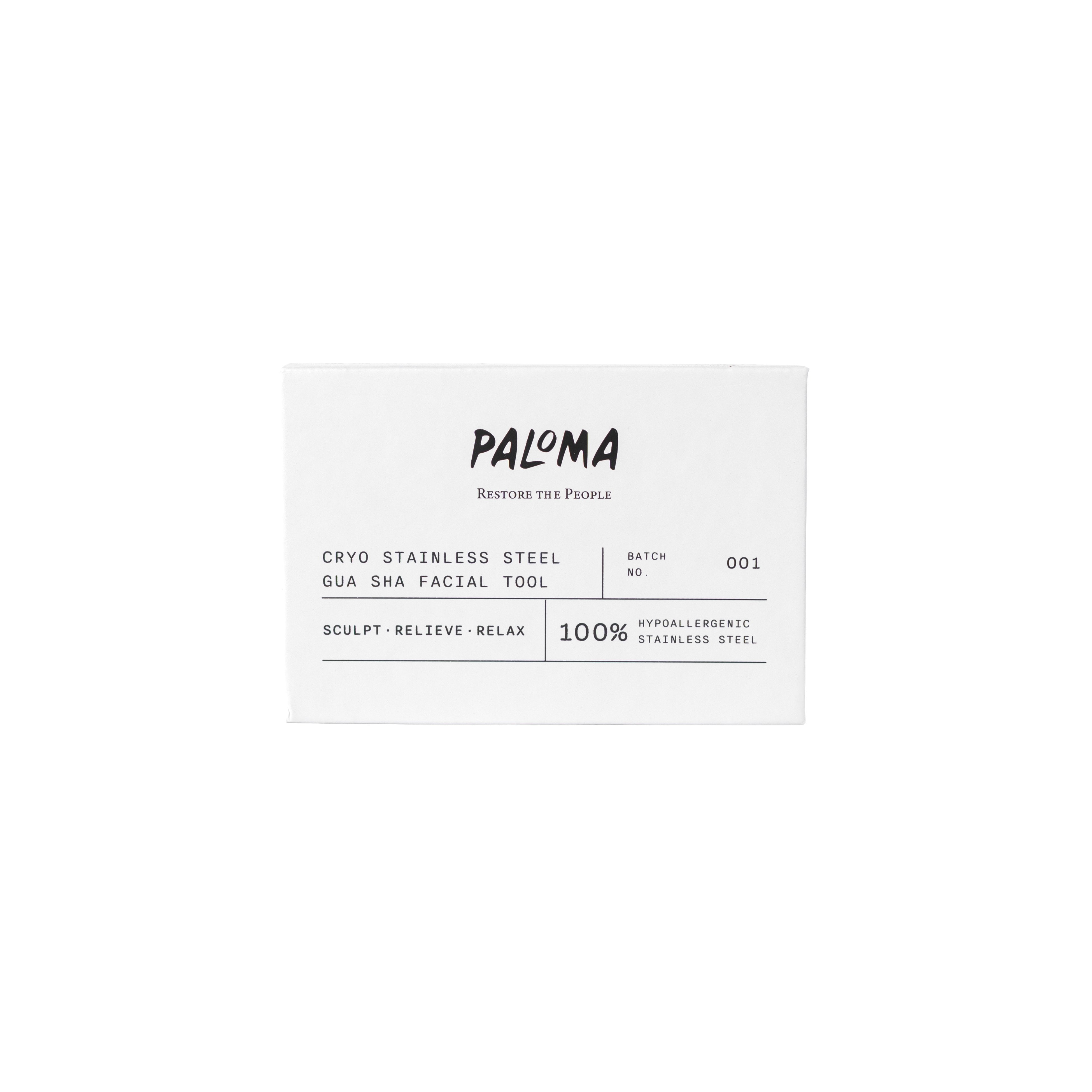 PALOMA | Cryo Stainless Steel Gua Sha