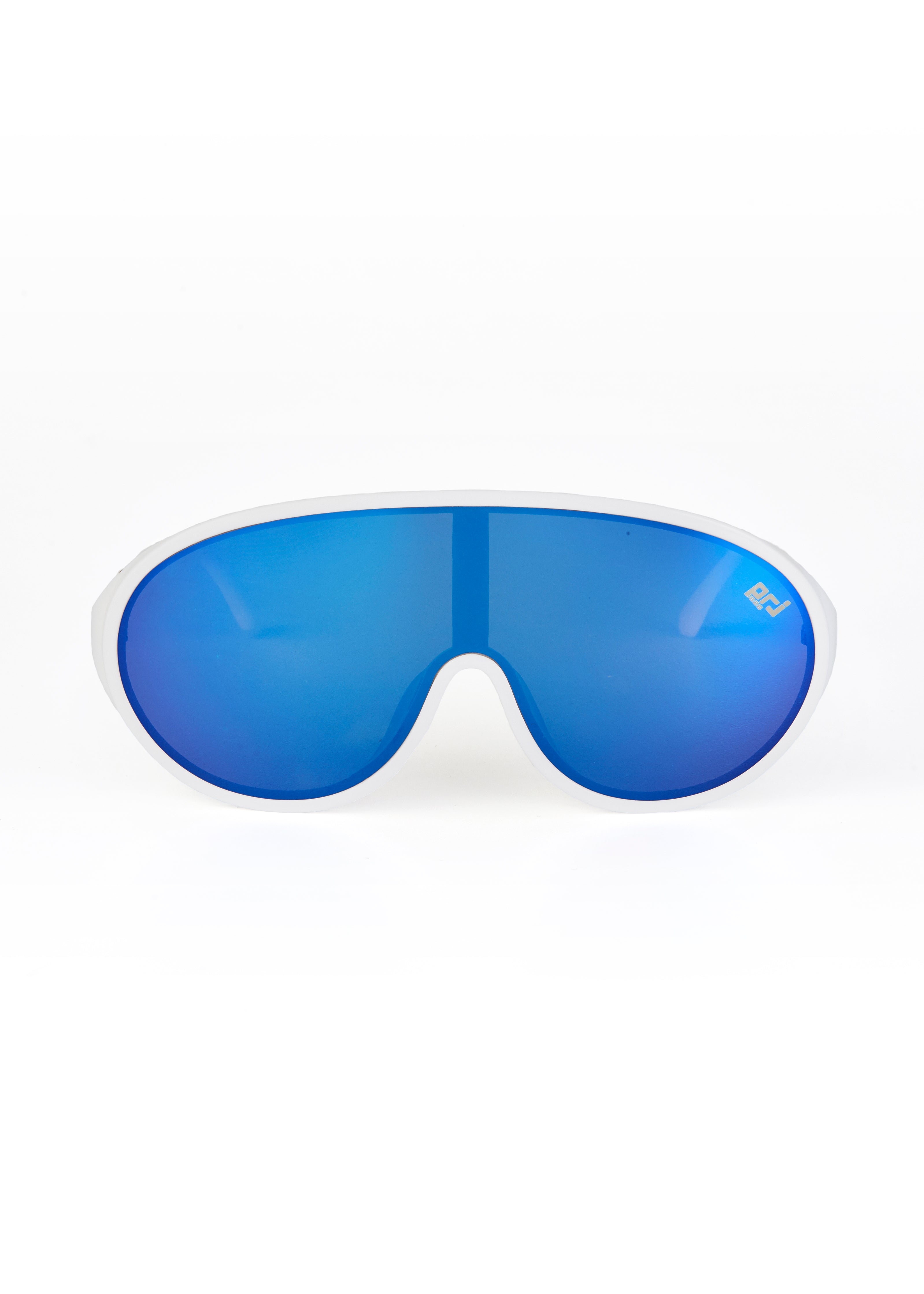 PROJECTWEAR | Edsel One-Piece Lens Sunglasses White/Blue