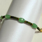 THE ANTECEDENT STORE | B - Abundance & Wellbeing Green Aventurine With Nephrite Jade Bracelet