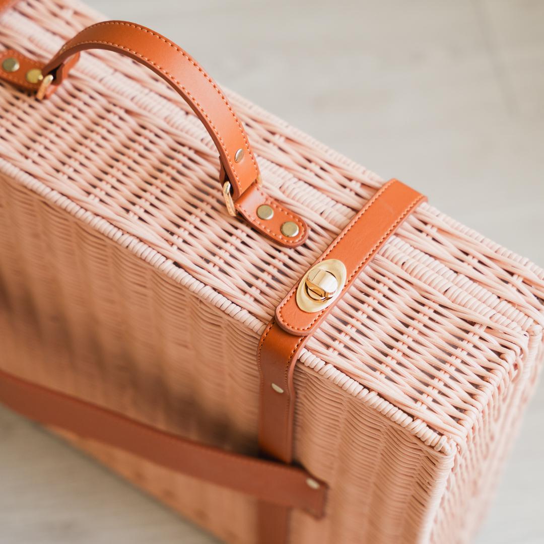 MOMIJI | Jasmine Briefcase - Dusty Pink