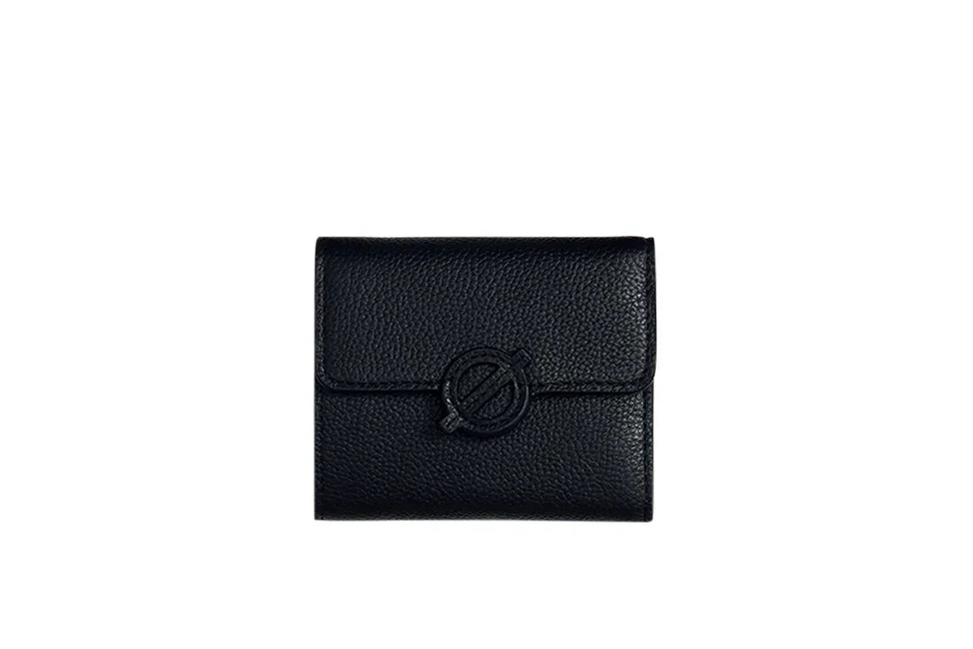 ROUNN | Small Flap Wallet - Black Asphalt
