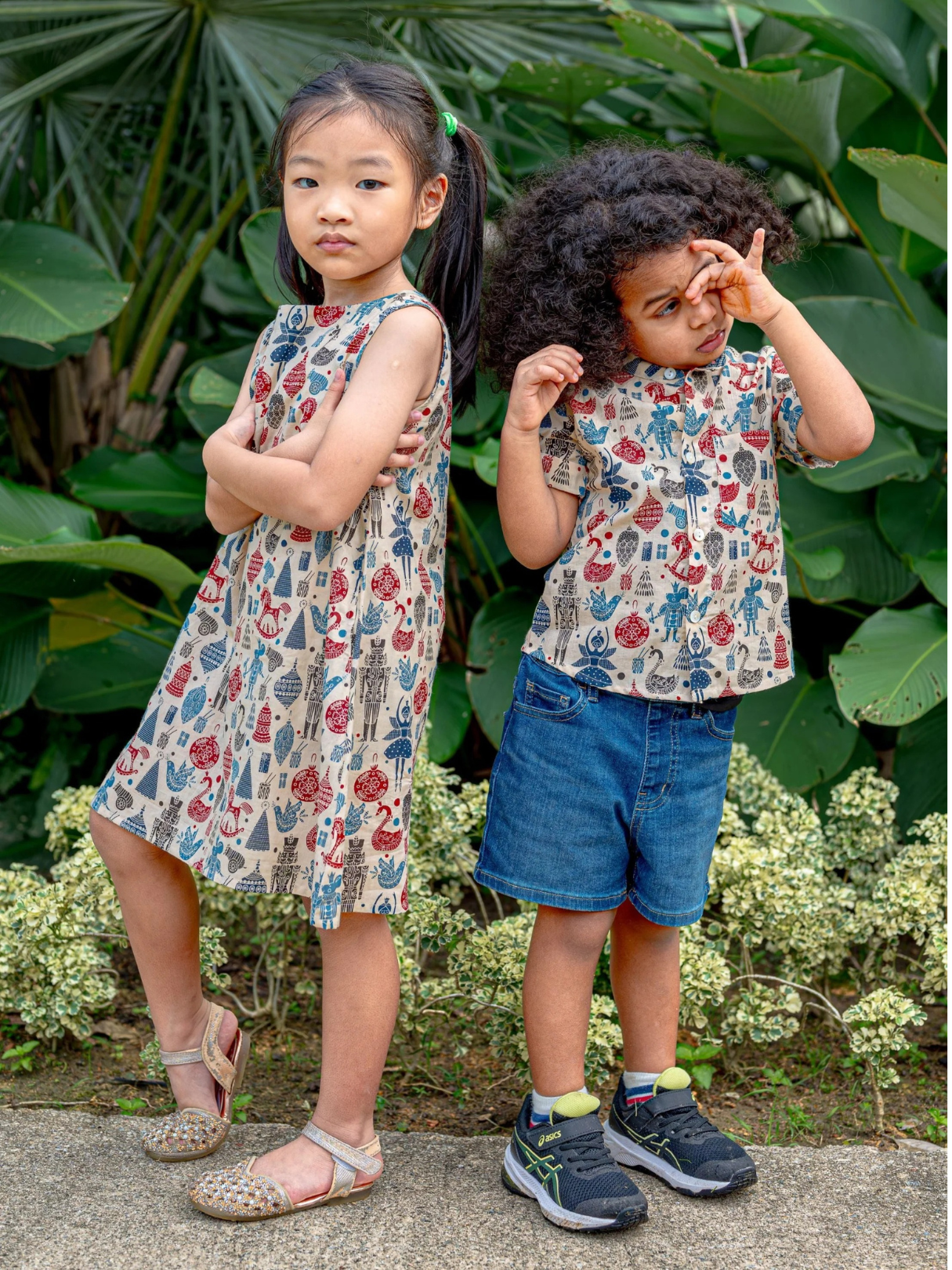 NIMBU | London Girls A-Line Dress With Pockets