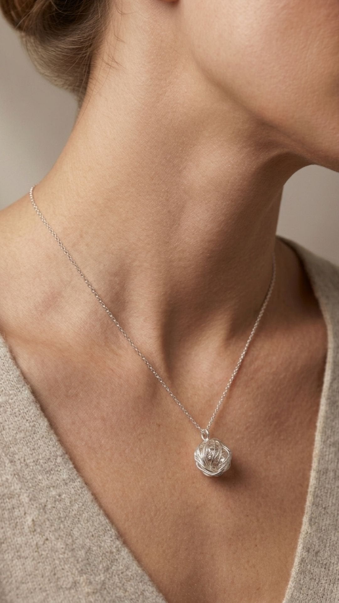 CREATIVE JEWELLERY STUDIO | Bird Nest Pendant Necklace by Design of Gems