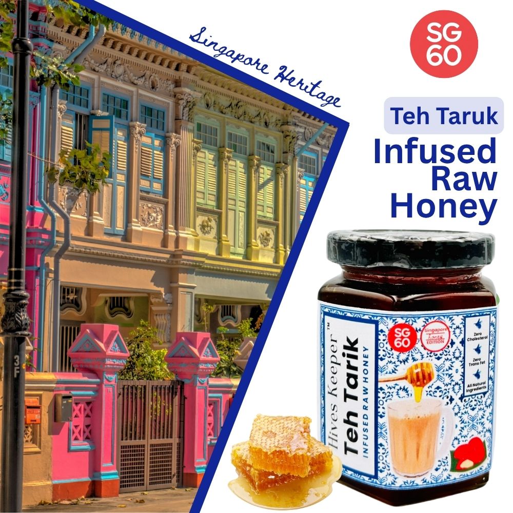 HIVES KEEPER | Infused Raw Honey (with Gift Box) - Teh Tarik Infused Raw Honey (Singapore Honey Edition)