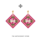 THE ANTECEDENT STORE | Orchid Tile Earrings