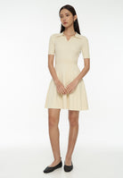 DRESSINGPAULA | Rib-Knit Polo Dress