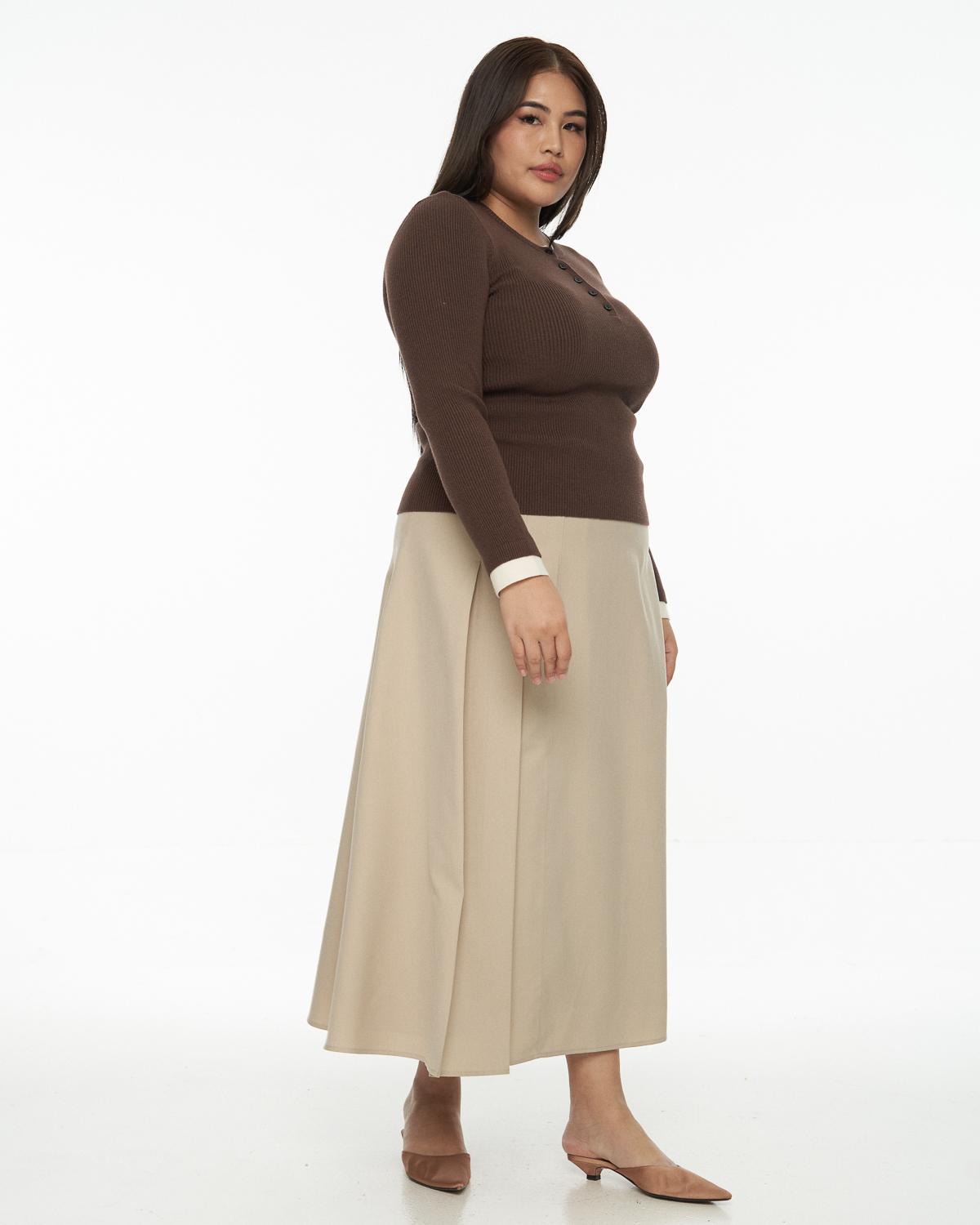 DRESSINGPAULA | Ribbed-Knit Crew Sweater