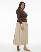 DRESSINGPAULA | Ribbed-Knit Crew Sweater