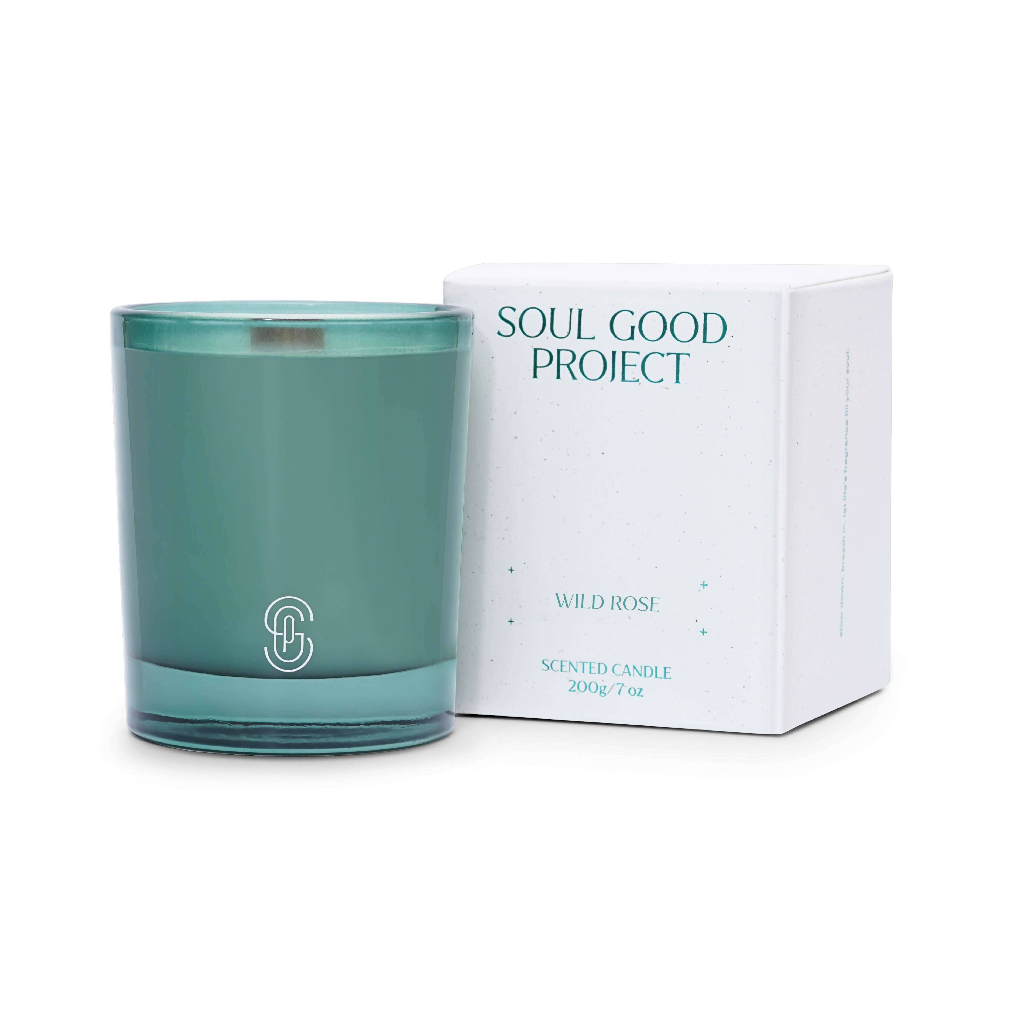SOUL GOOD PROJECT | Wild Rose Scented Candle