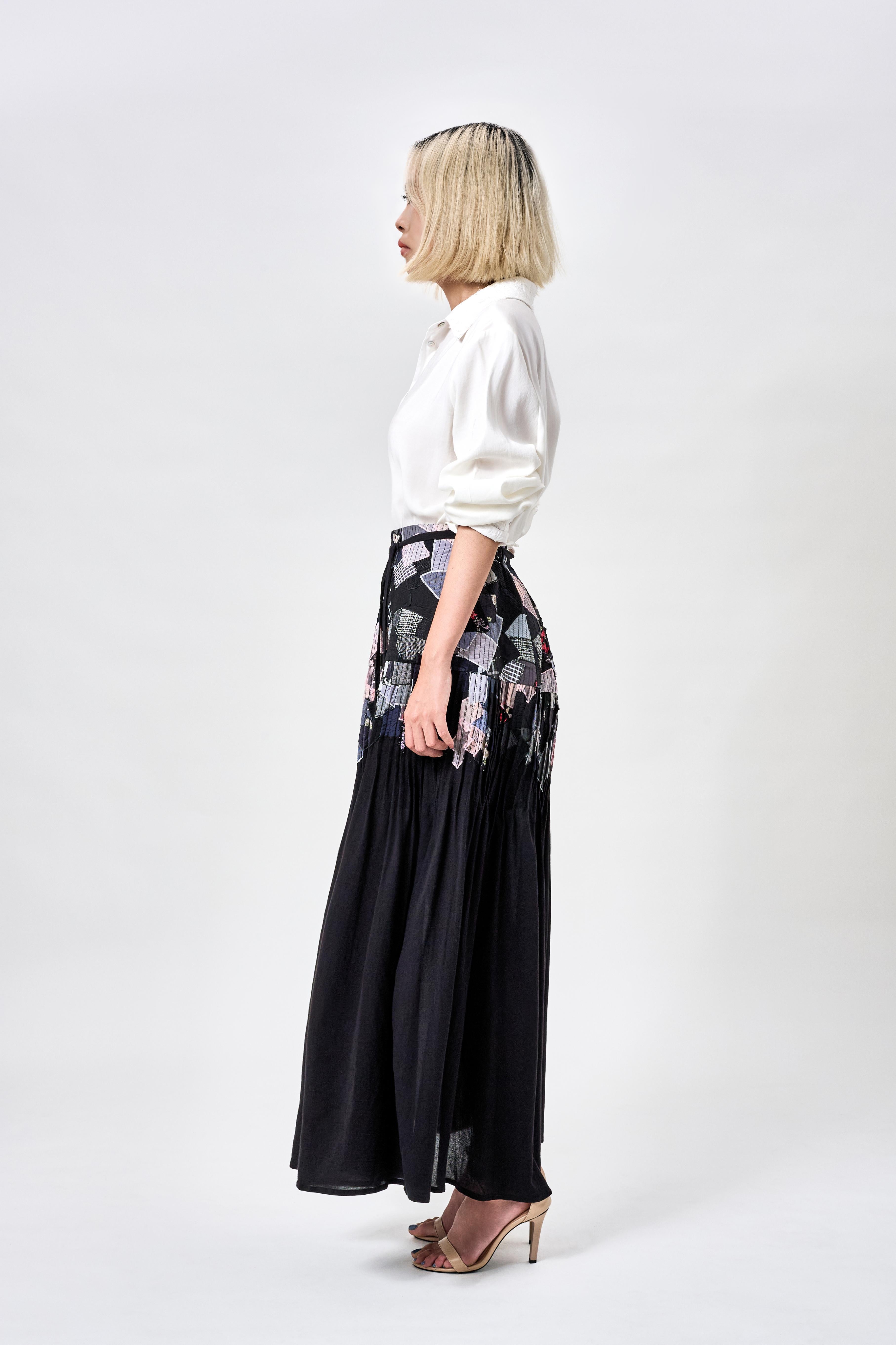 KHAAR | Scrap Midi Skirt
