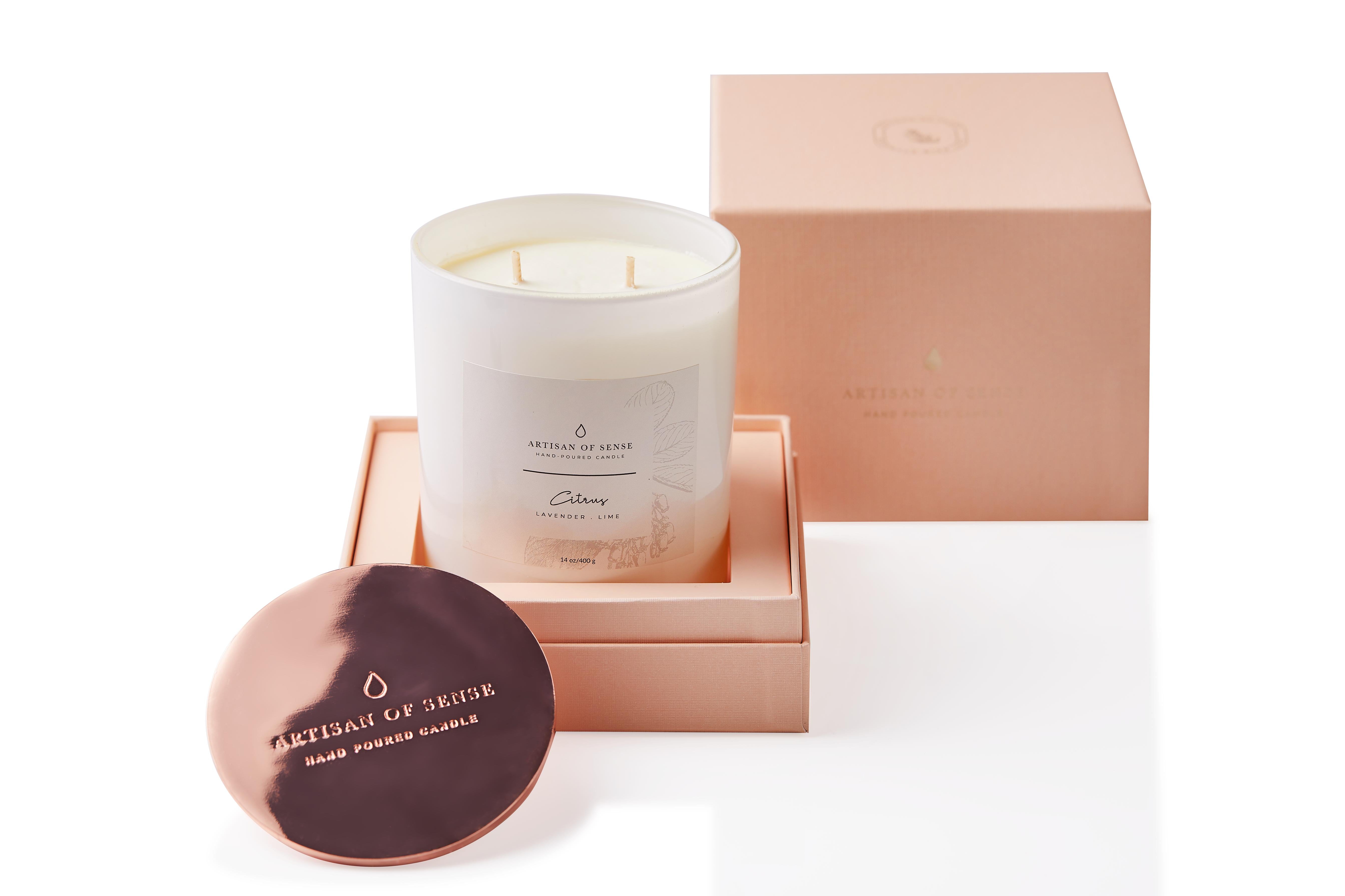 ARTISAN OF SENSE | Classic Soy Candle | Patchouli. Orange. Clove