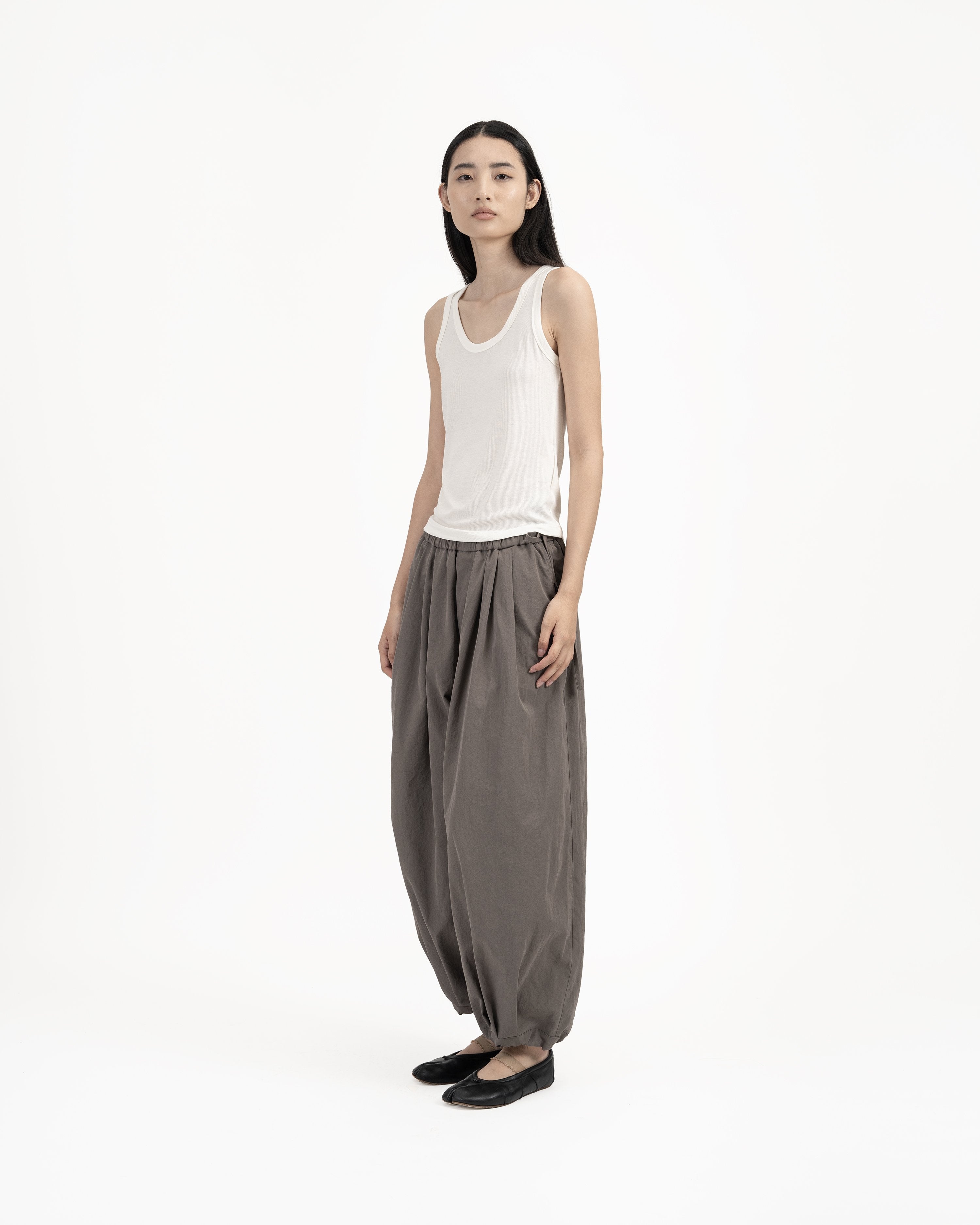 GRAYE | Modal-Cashmere Tank | White