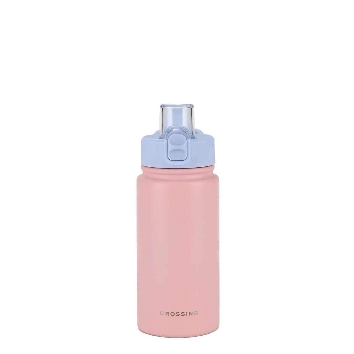 CROSSING | 480ml Urban Ceramic S/S Insulated Straw Sipper Cap Sports Bottle With Handle