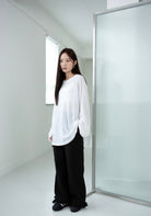 SAERO COLLECTIVE | Myeon Long Sleeve Top | White