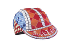 A DESIGN BY TAKACHYA | Cycling Cap - Lepak Checkered Brown Blue