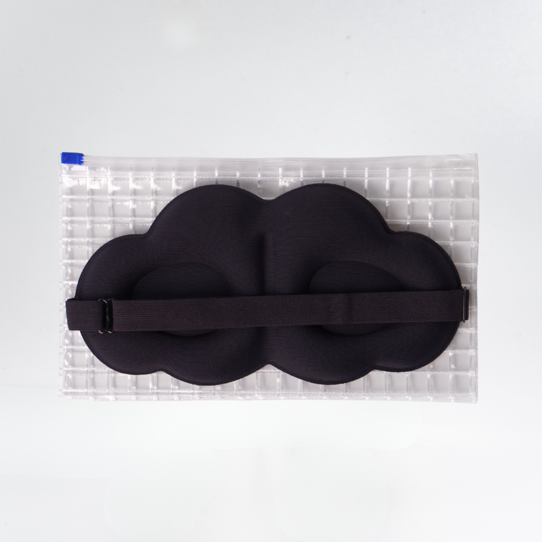 POSTCARD | Midnight Black Cloud Nap Sleep Mask