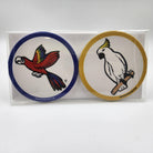 THE ANIMAL PROJECT | Ceramic Coaster (Set of 2) Macaw & Cockatoo