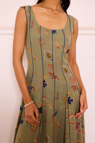 SUI | Bold Nights Handwoven Maxi Dress