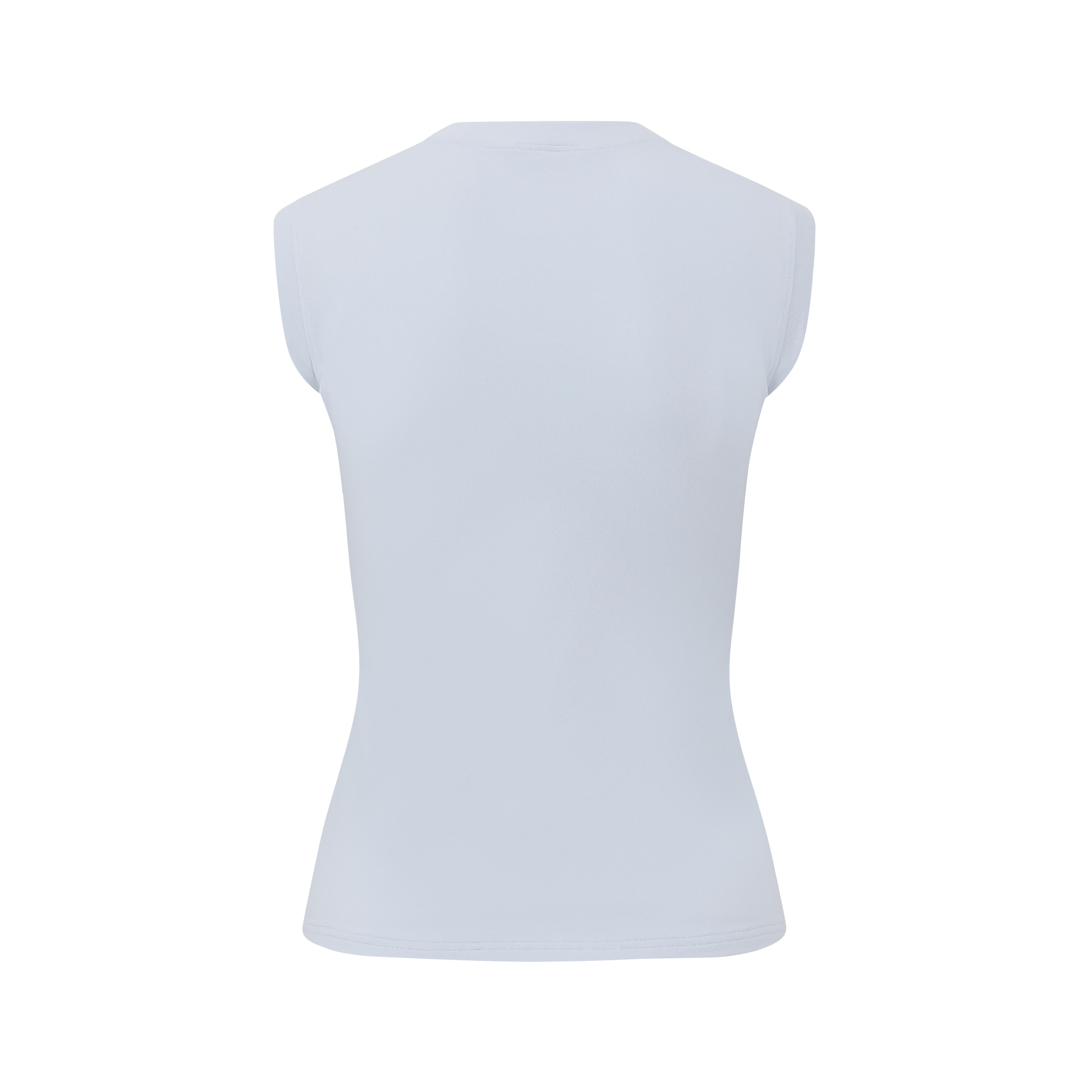 LAYERPLAN | Cotton Stretch Omra Crew Neck Tank Top