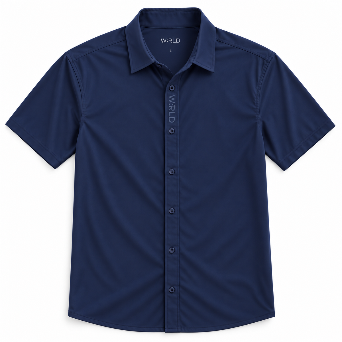 WRLD | PERFORMANCE S/S SHIRT | NAVY