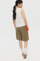 3EIGHTH | TAB Crew Socks in Grey Marl