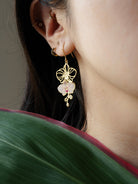 EMBRACE JEWELLERY | White Orchid Earrings