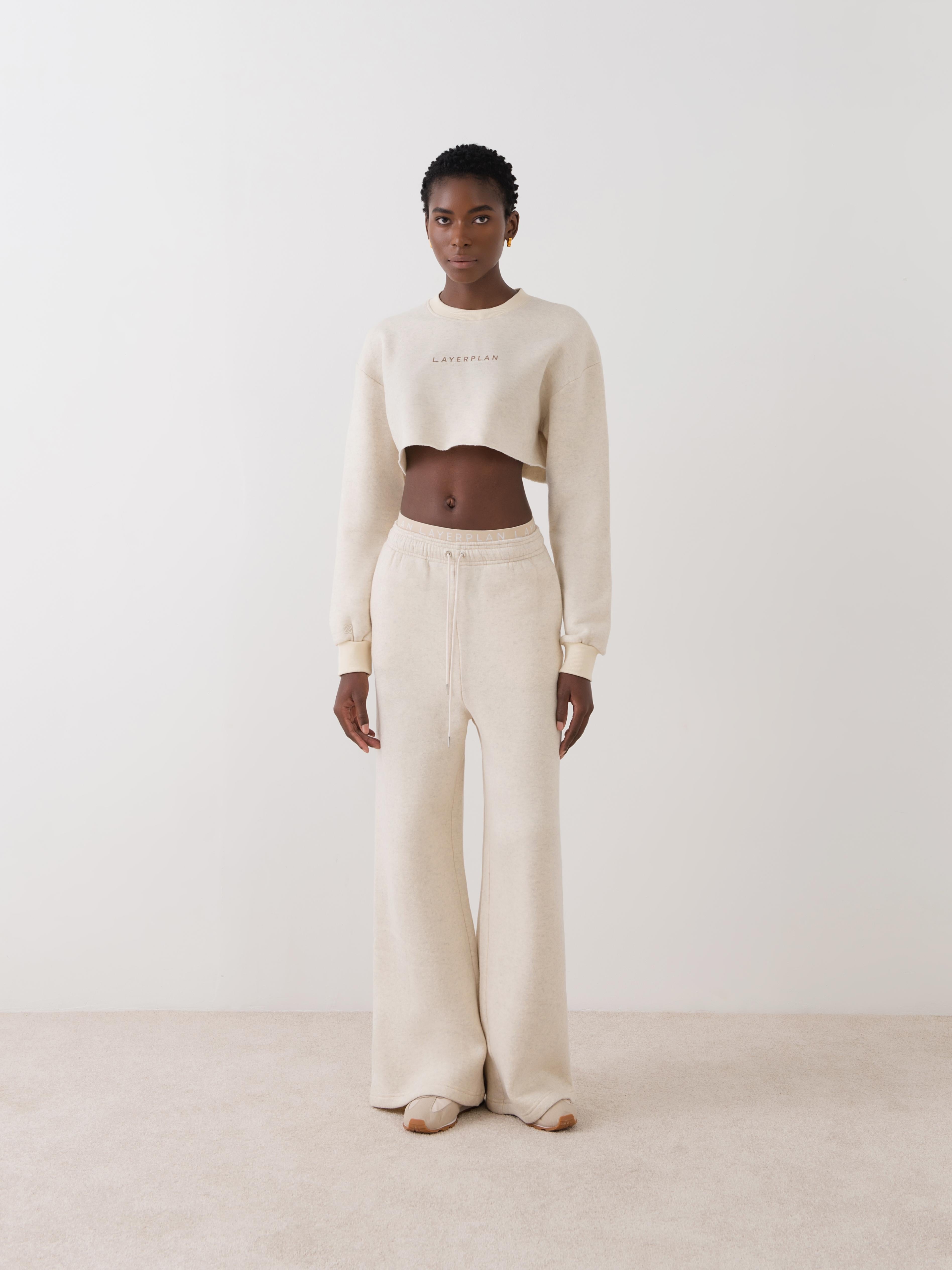 LAYERPLAN | LP Wideleg Logo Sweater Set