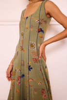 SUI | Bold Nights Handwoven Maxi Dress