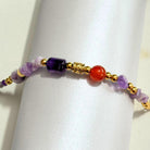 THE ANTECEDENT STORE | B - Calm & Courage Amethyst With Red Agate Bracelet