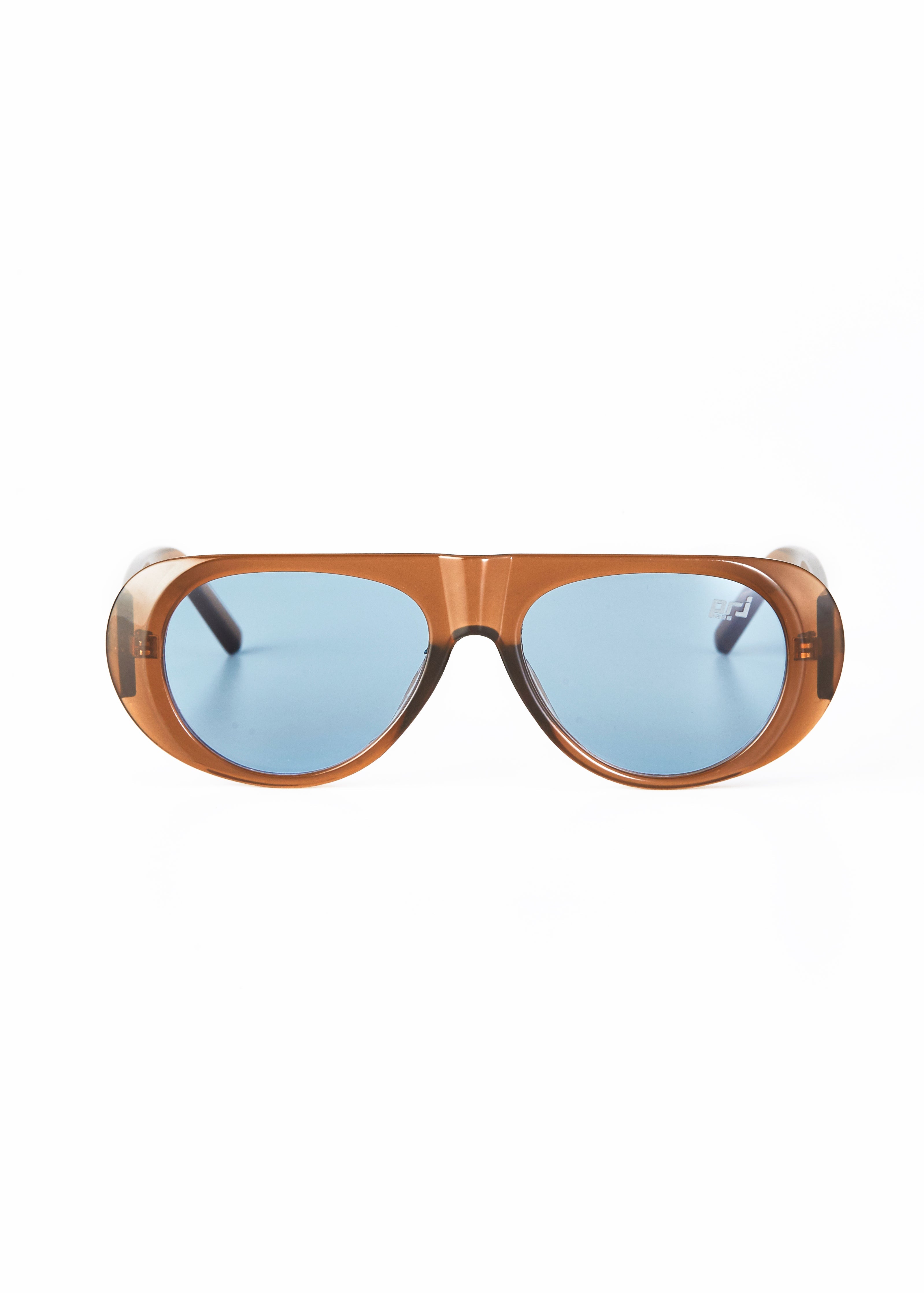 PROJECTWEAR | Eito Wide-Leg Sunglasses Brown/Blue