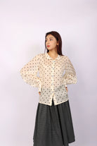 RAFFLES PRIVATO | STEPHANIE GABRIELLE | Polka Dot Blouse
