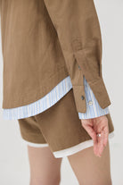 3EIGHTH | Kasane Shirt In Sandstone